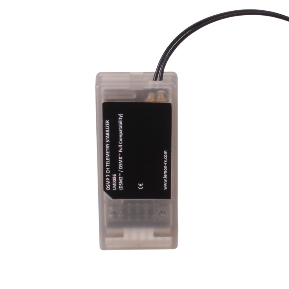Lemon Rx DSMP 7-CH TELEMETRY STABILIZER & XT60 ENERGY METER (DSMX/DSM2 COMPATIBLE)