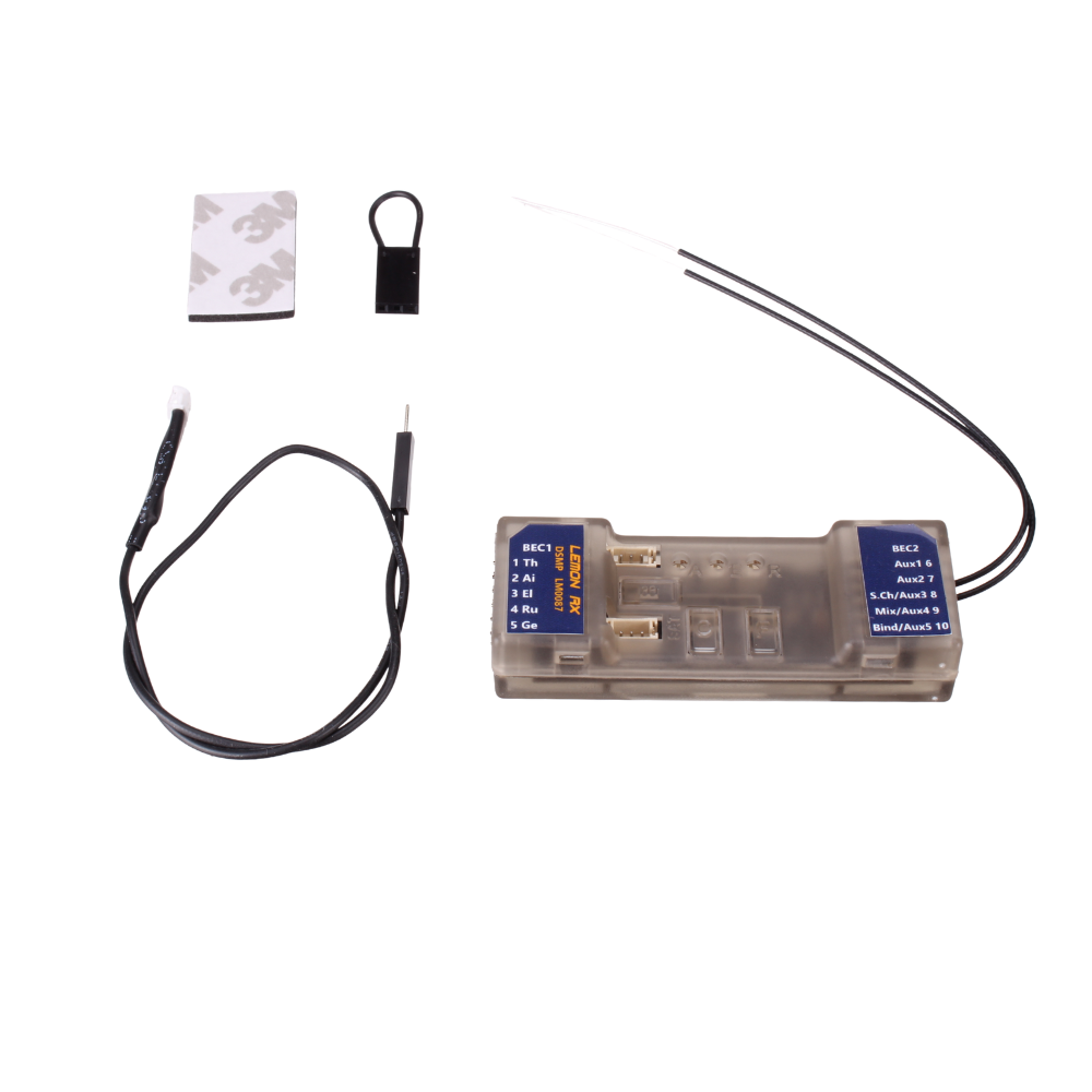Dsmx Rpm Sensor Lemon Rx DSMP 10-CH TELEMETRY STABILIZER & VOLTAGE PROBE (DSMX/DSM2 CO