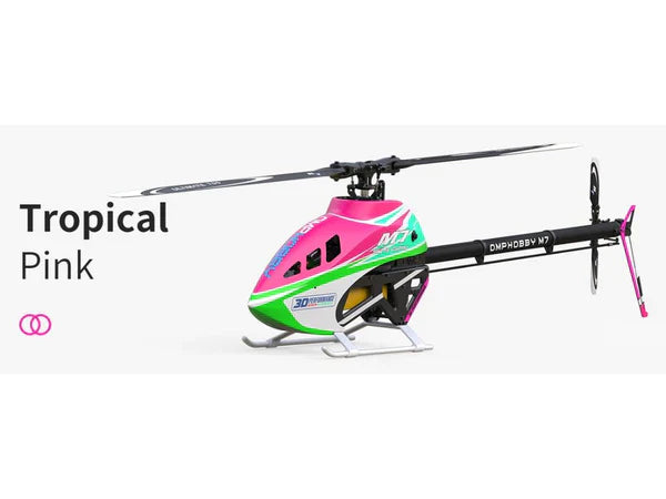 OMPHOBBY  M7 RC Helicopter Frame Kit (with RotorTech 700mm blades and 106mm tail blades)