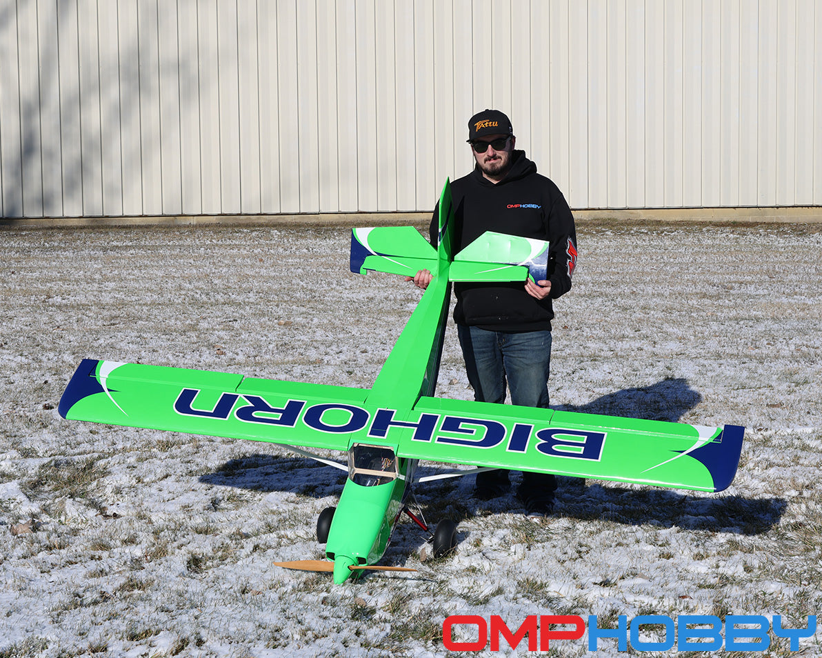 OMPHOBBY BIGHORN 100” Balsa Airplane ARF