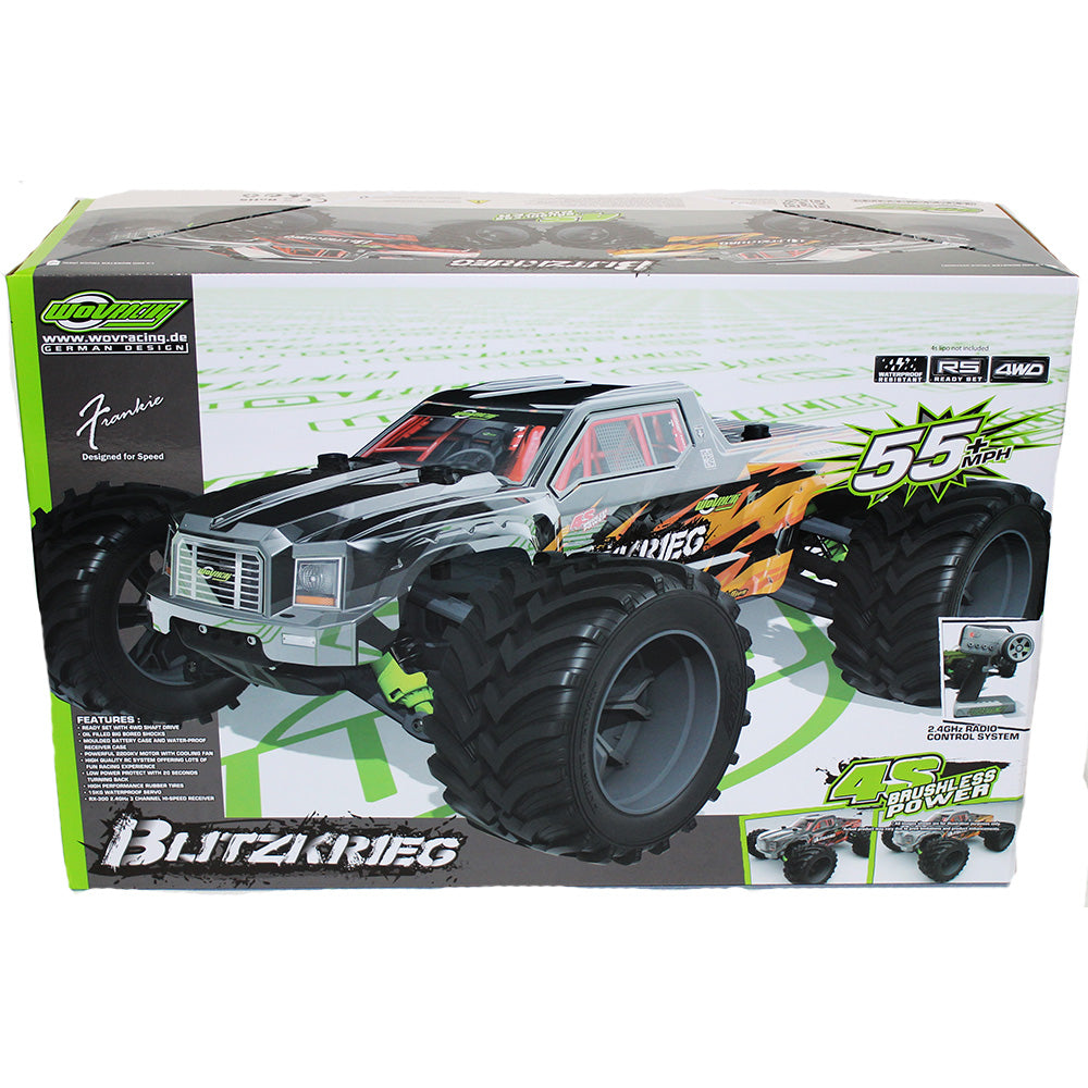 WOV Racing 1:9 scale R/C 4X4 Monster Truck