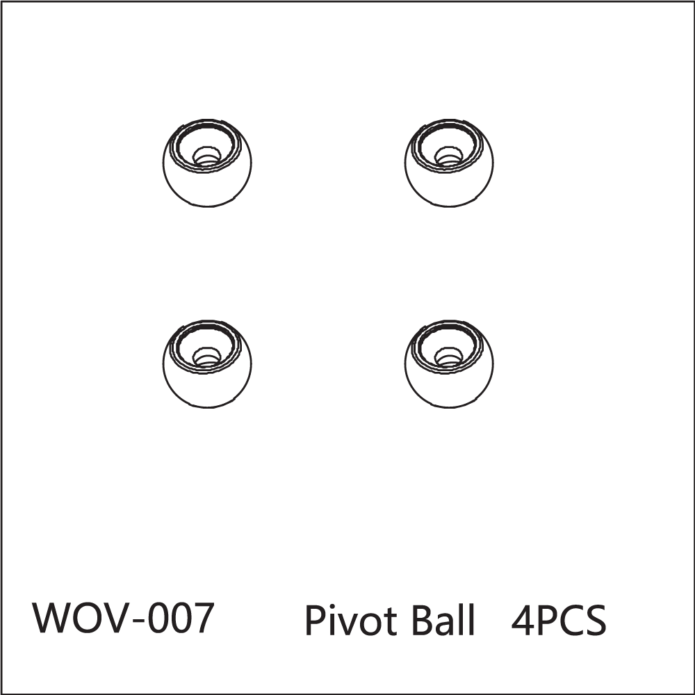 WOV-007 Wov Racing Pivot Ball Joint