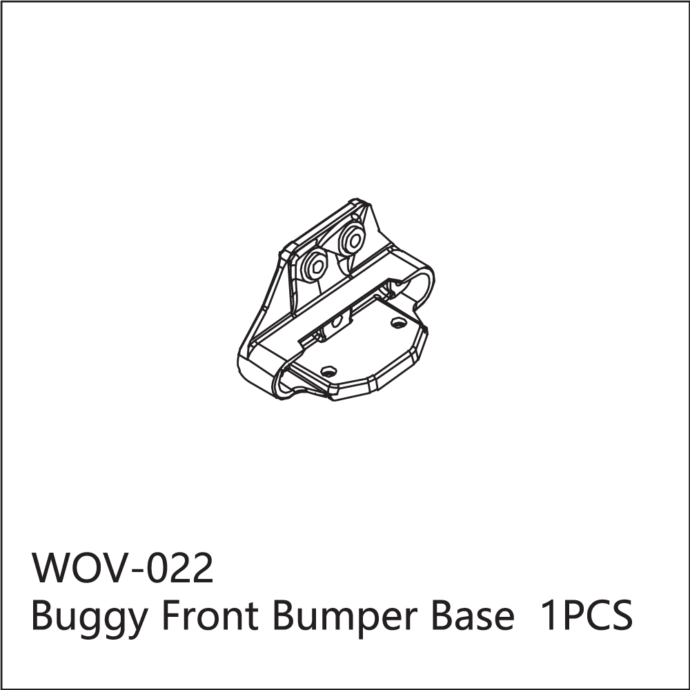 WOV-022 Wov Racing Buggy Front Bumper