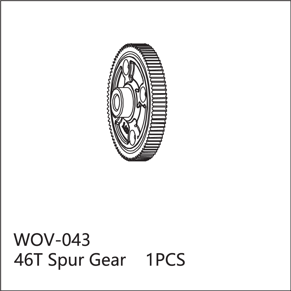 WOV-043 Wov Racing 46T Spur Gear