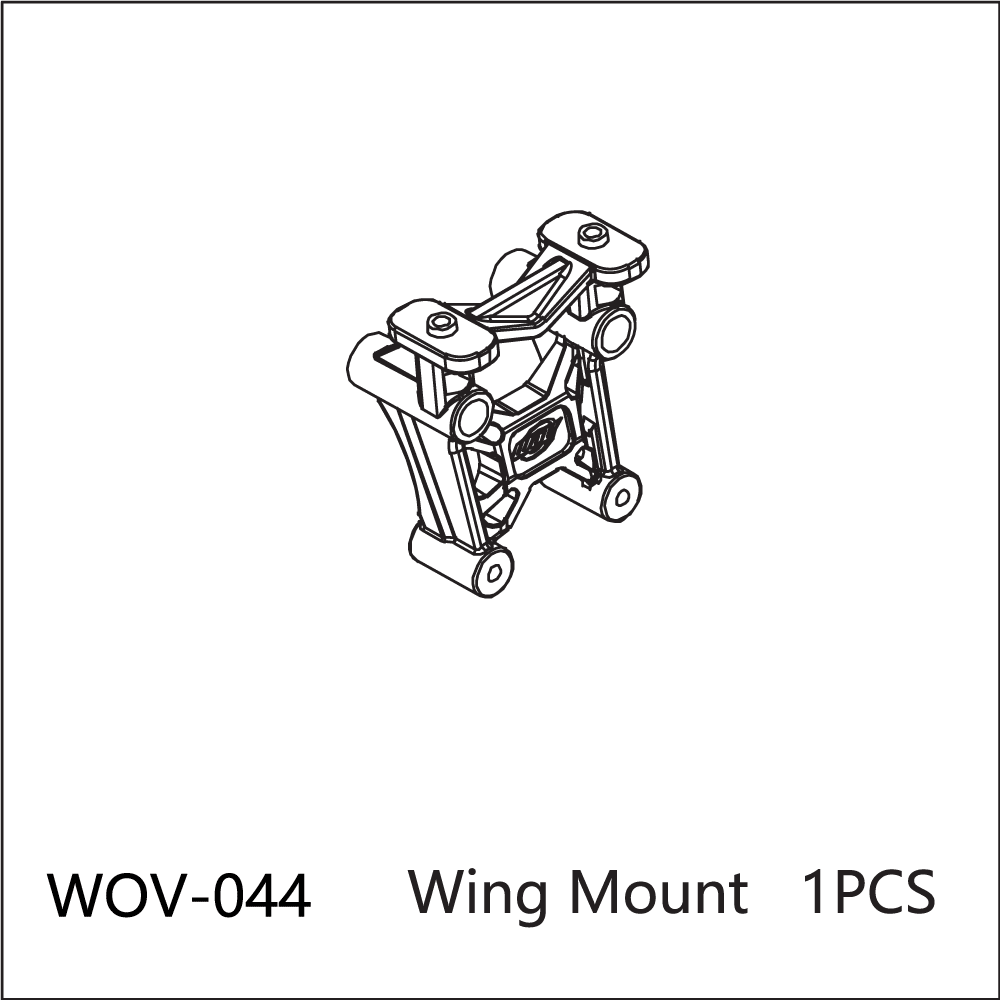 WOV-044 Wov Racing Rear Wing Mount