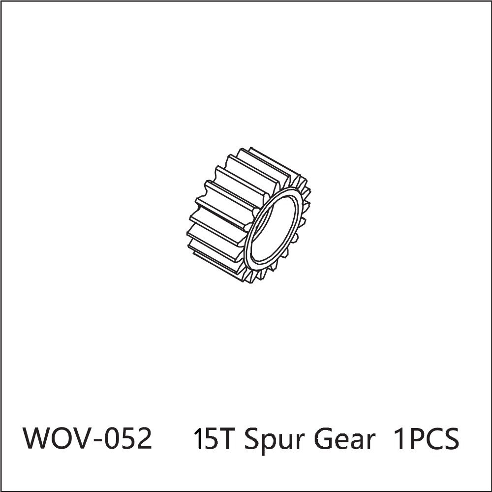 WOV-052 Wov Racing 15T Ideler Gear