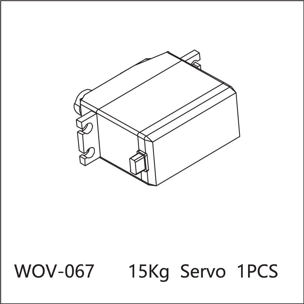 WOV-067 Wov Racing 15Kg Waterproof Servo