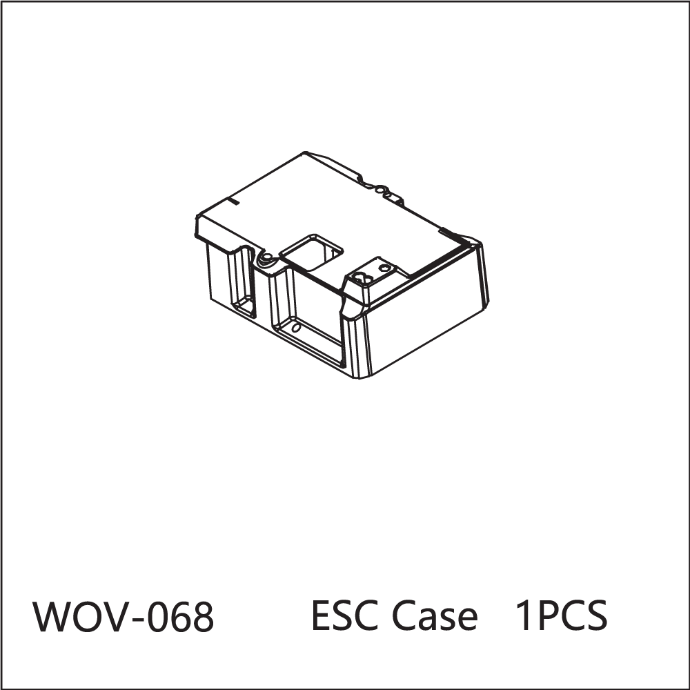 WOV-068 Wov Racing ESC Base