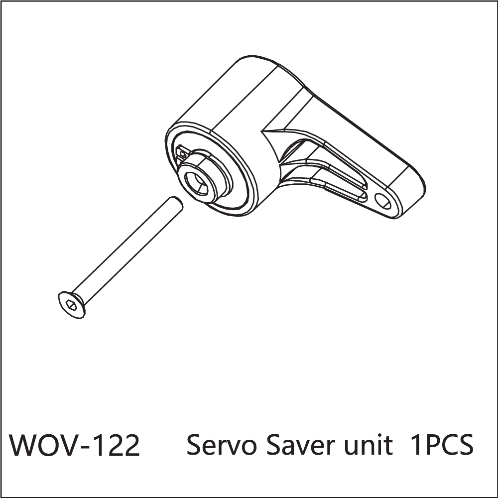 WOV-122 Wov Racing Servo Saver unit
