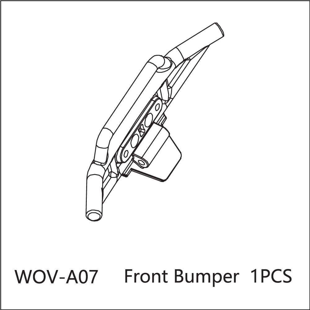 WOV-A07 Wov Racing Monster Truck Front Bumper