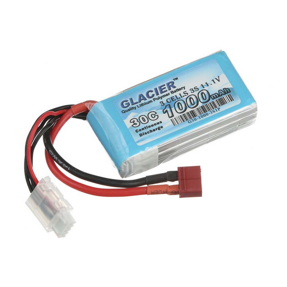 Glacier 30C 1000mAh 3S 11.1V LiPo Battery