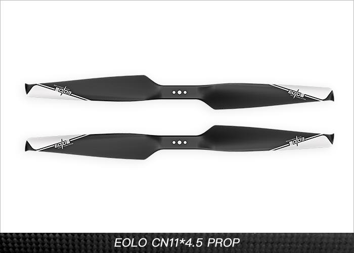 Eolo Carbon Fiber Reinforced Nylon UAV Propellers 11x4.5 inch - A Pair