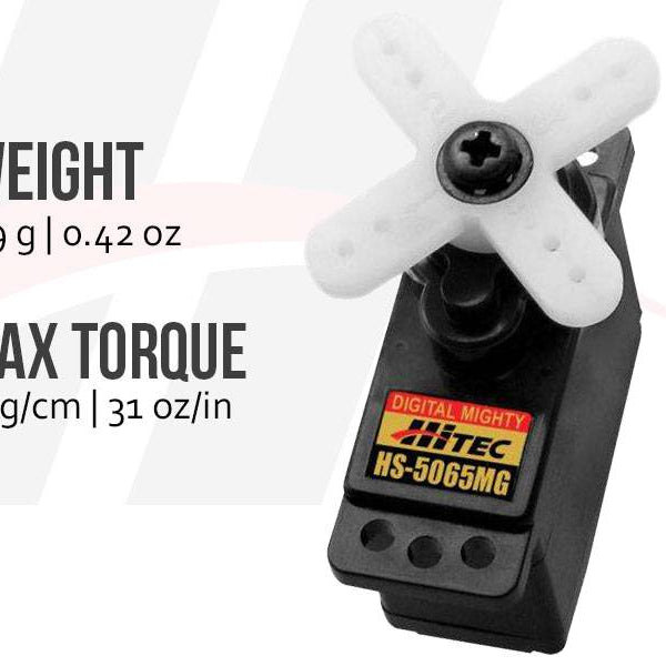 Hitec HS-5065MG High Torque Metal Gear Feather Servo