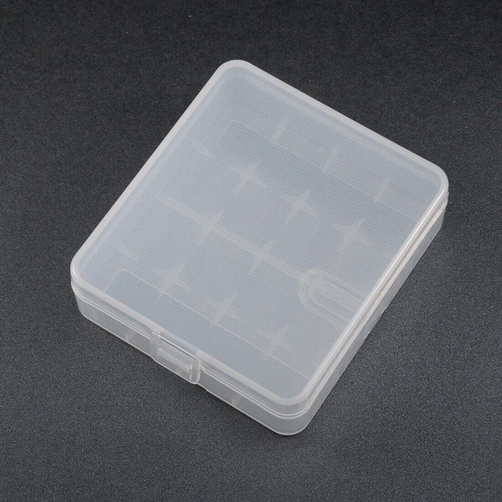 Clear 18650 Battery Heavy Duty Protective Case for 4 Cells