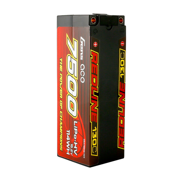 Gens Ace 7500mAh 4S1P HardCase 130C 15.2V Lipo Battery Pack #50 For RC