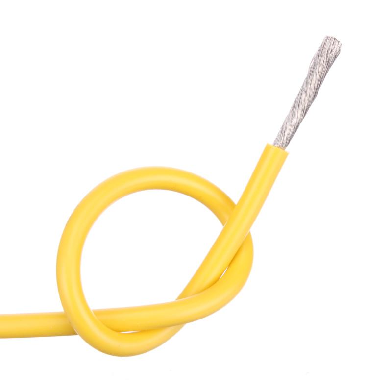 12 AWG Bulk Roll Silicone Wire Priced for Per Foot - Yellow