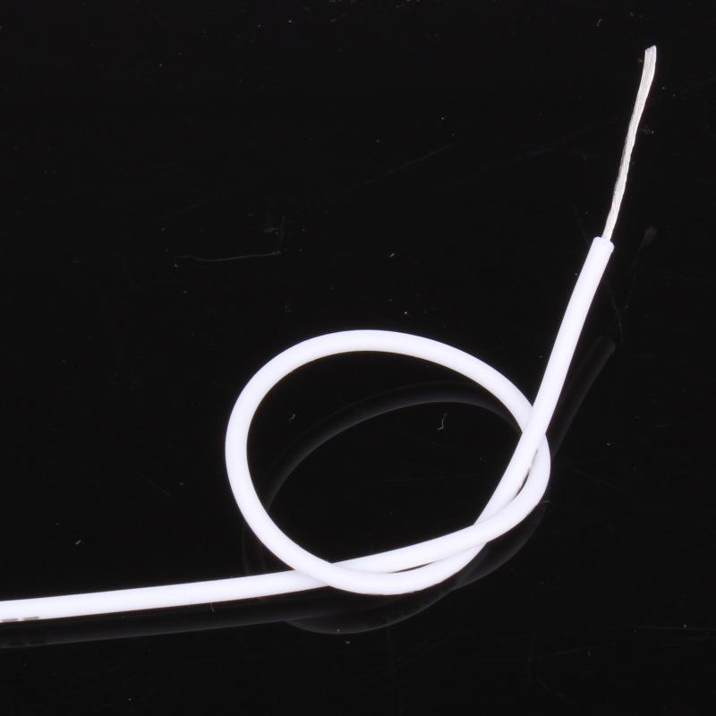 22 AWG Bulk Roll Silicone Wire Priced for Per Foot - White