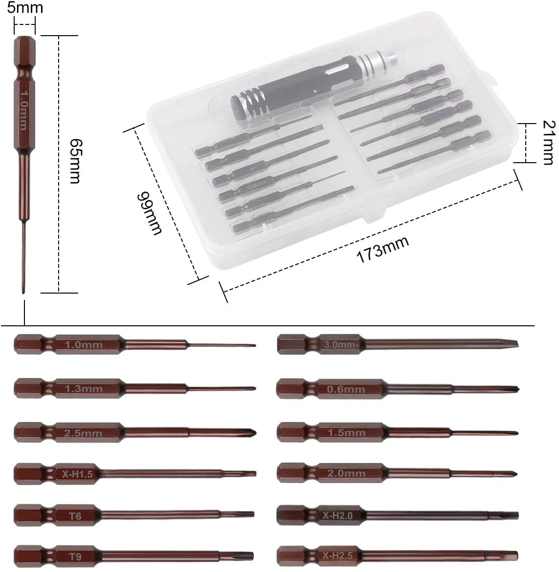 12 in 1 Multifunction Hex Screwdriver Set For RC Models