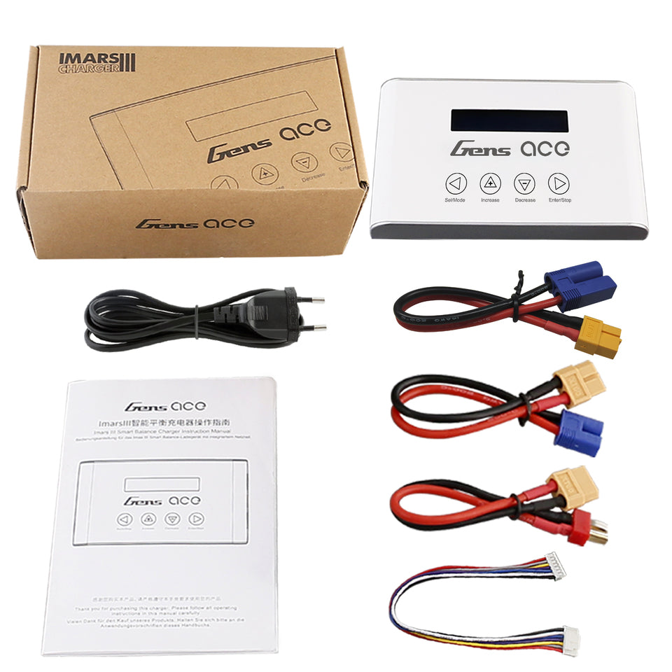Gens Ace iMars Dual Channel Caricatore Batteria Droni FPV Gens Ace iMars Dual Channel Caricatore Batteria Droni FPV