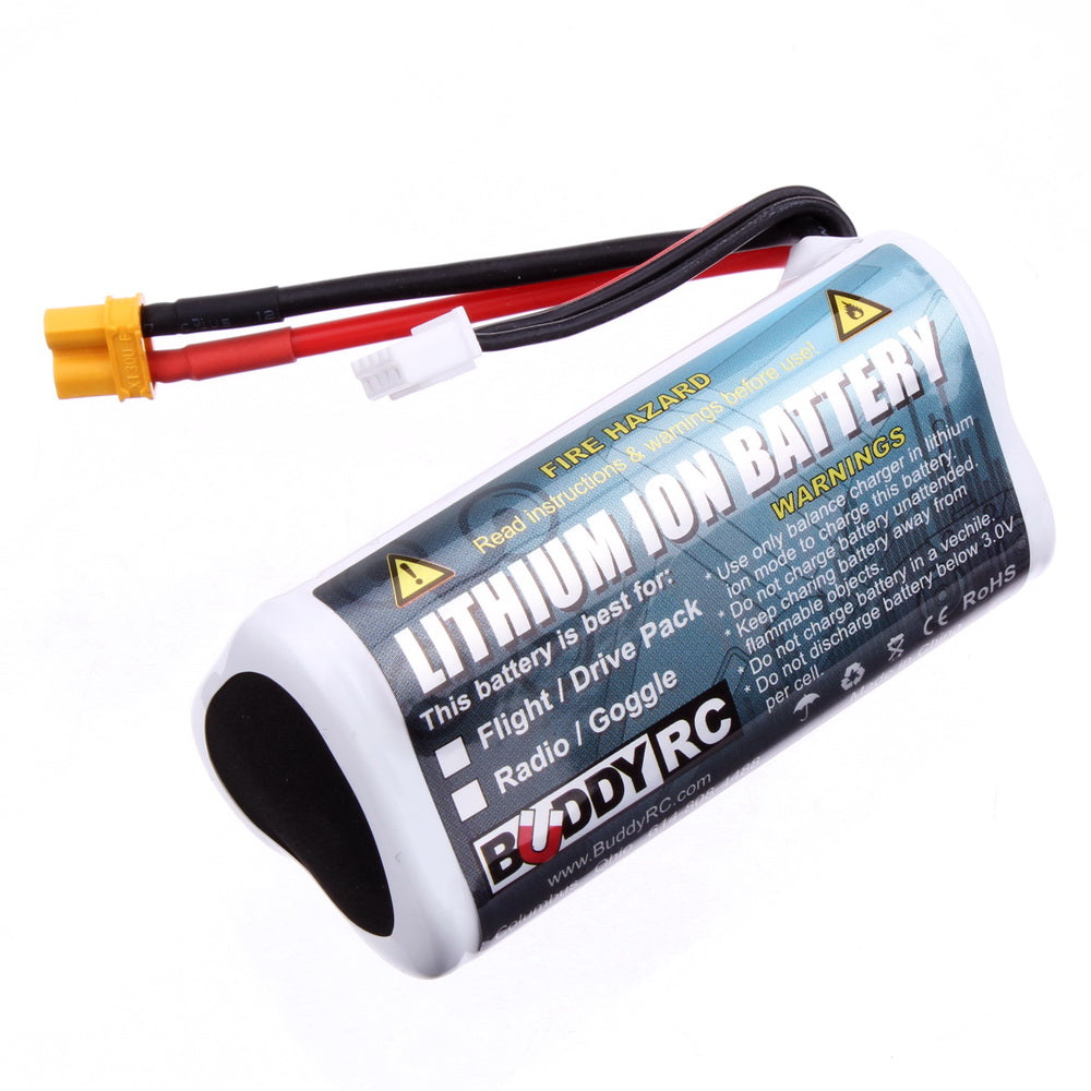 Buddy RC 3S1P 10.8V 2500mAh 10C 25A  Lithium Ion Li-ion Battery Pack with XT30 Connector