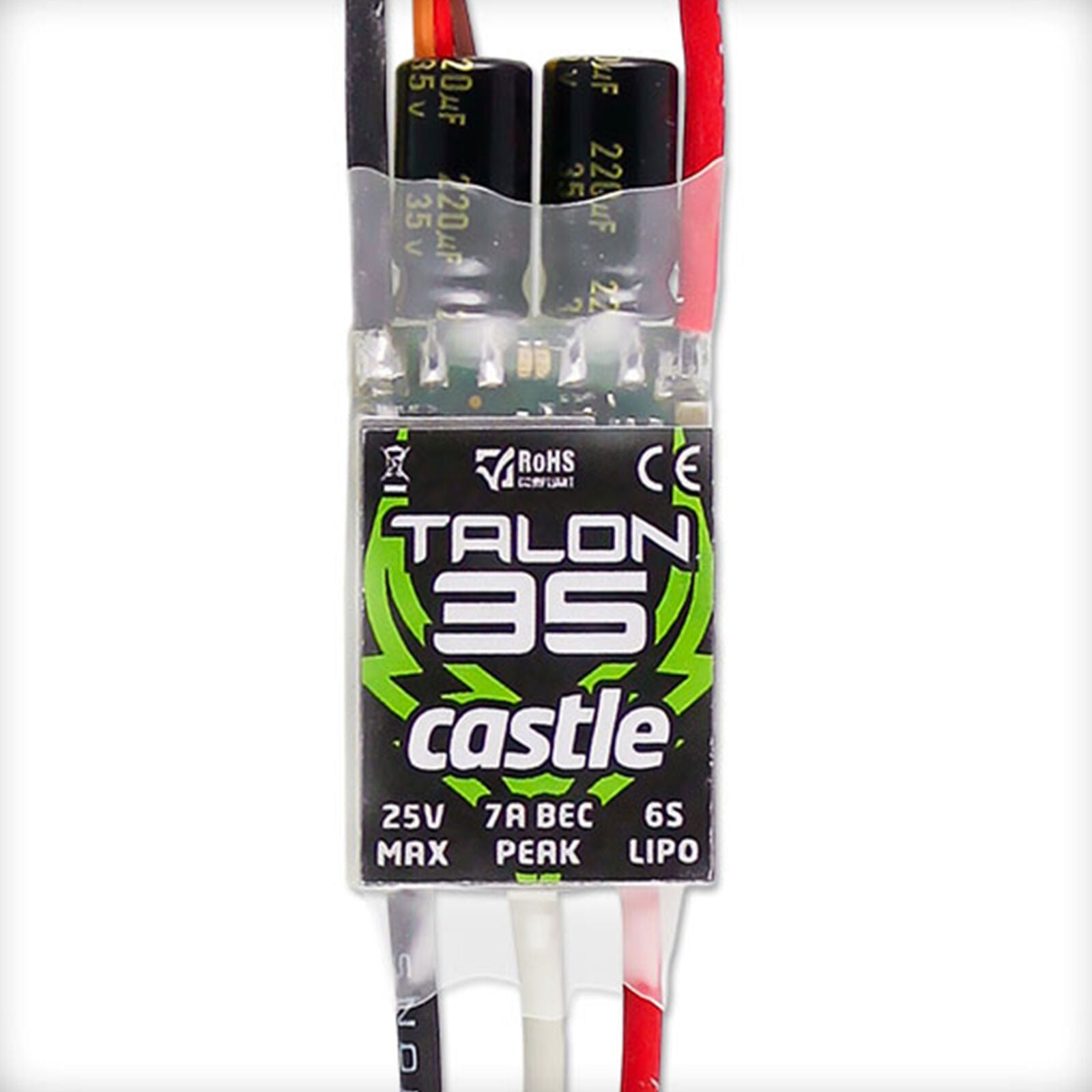 Castle Creations Talon Series ESCs 35amp  (No Data Logging, Robust BEC)