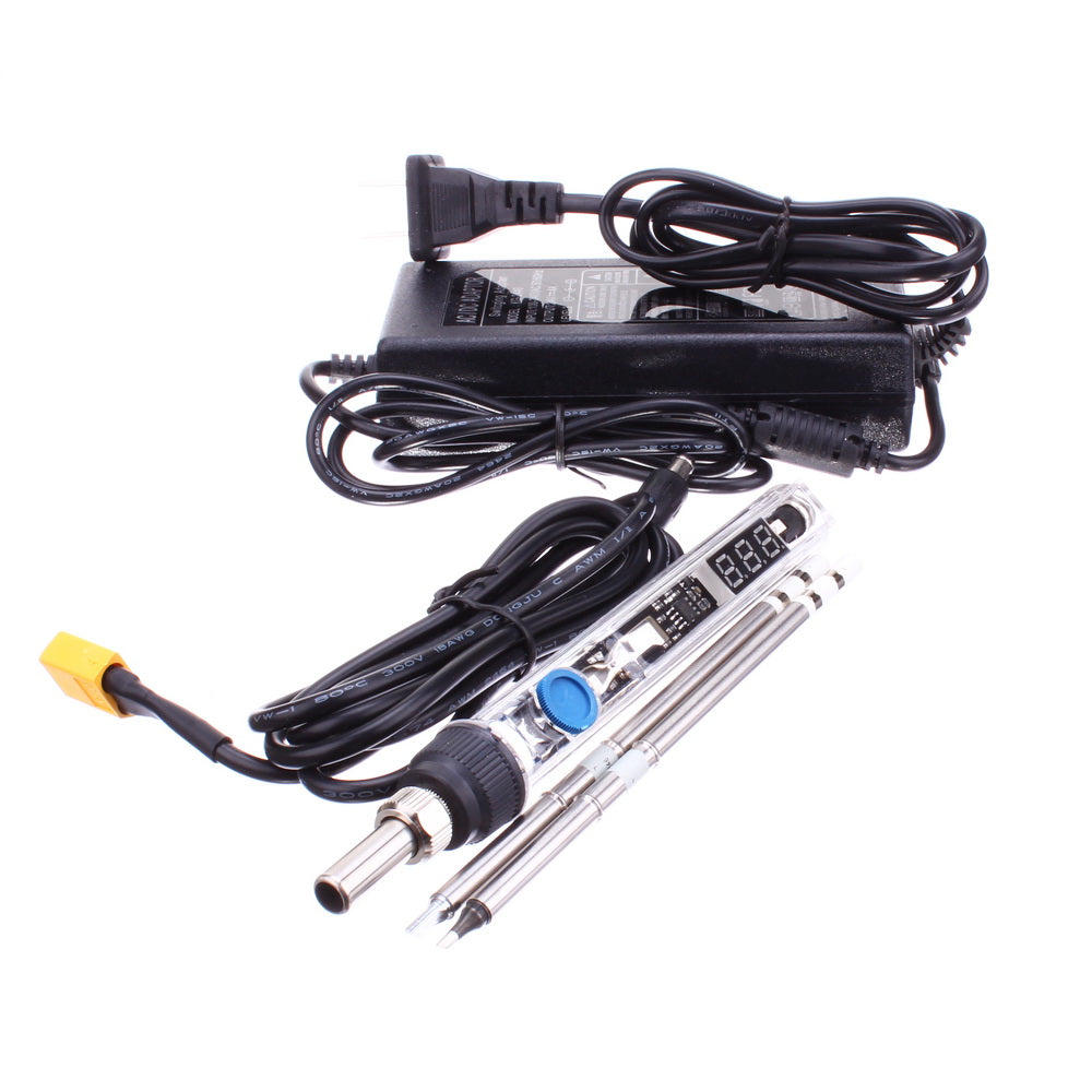 Buddy RC T12 Digital Fast Heating Soldering Iron with 2 Tips & Power Adapter