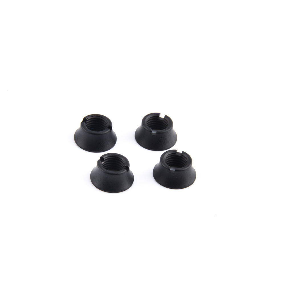 RadioMaster TX16S Replacement Satin Black  Switch Nuts Tall