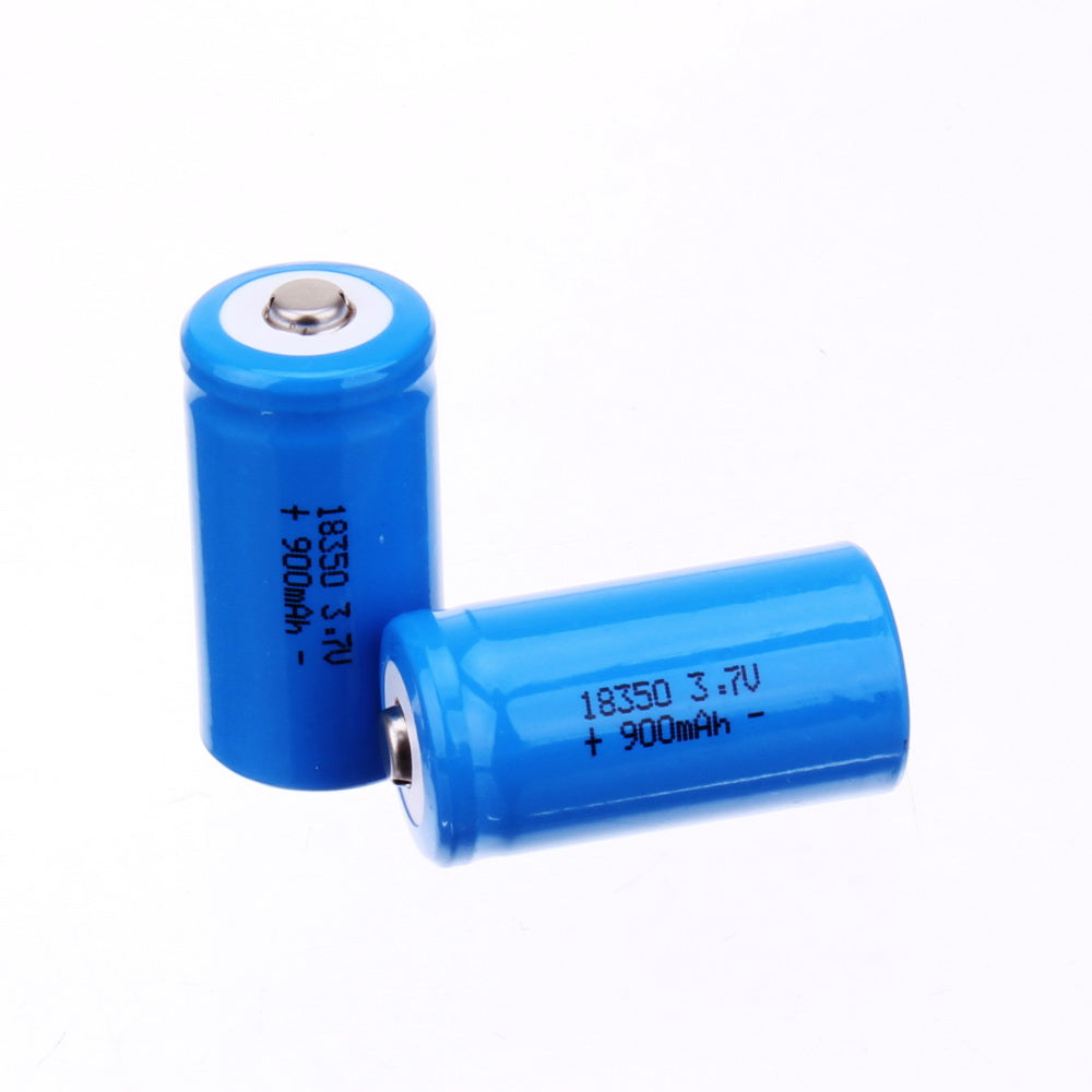 Lithium ion 18350 900mah Battery