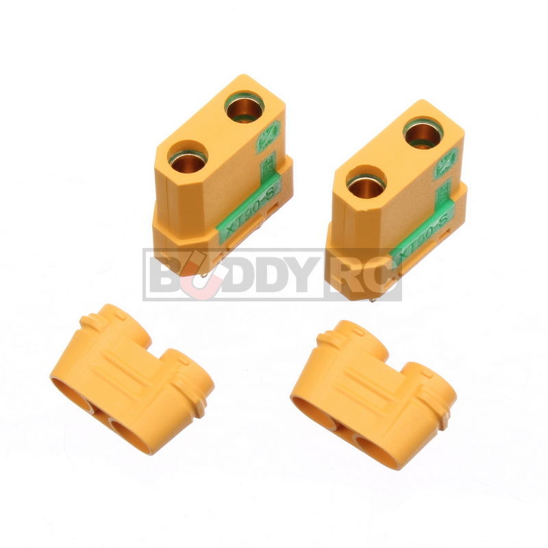 XT90 Female Connectors Anti Spark Type by Amass for Battery A Pair