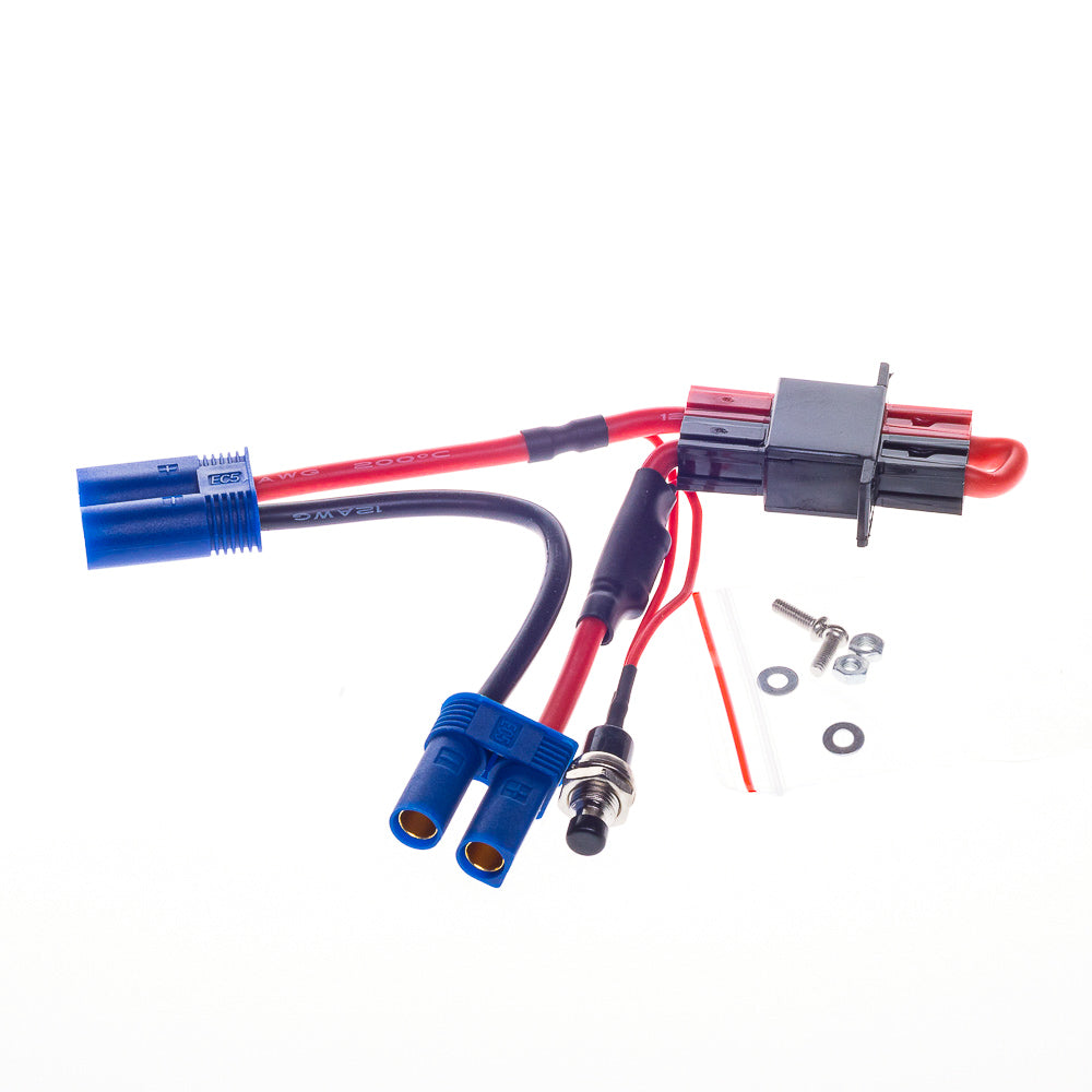 6995 No Spark Arming Switch, with EC5 connectors & AWG12 HD wire