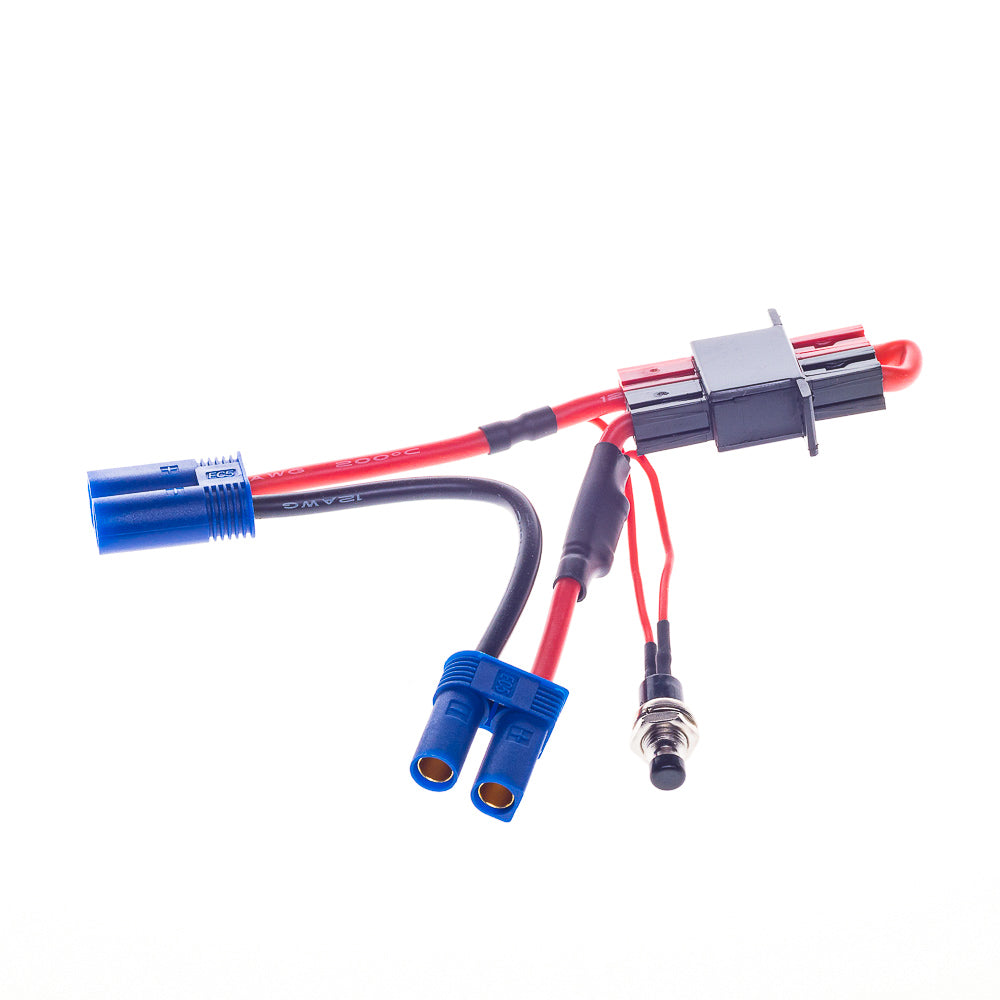 6995 No Spark Arming Switch, with EC5 connectors & AWG12 HD wire