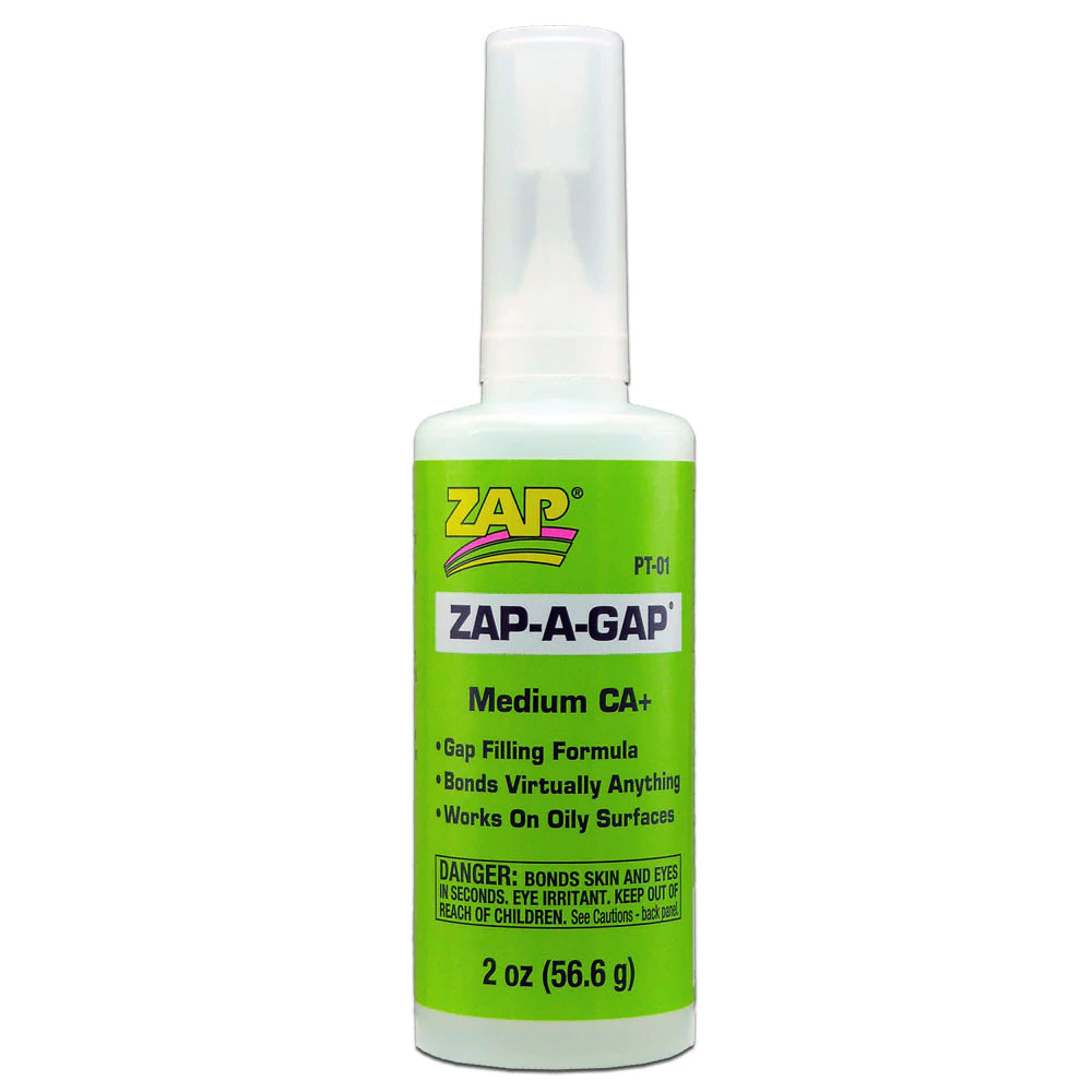 ZAP Zap-A-Gap Medium CA+ Glue PT-01 2oz