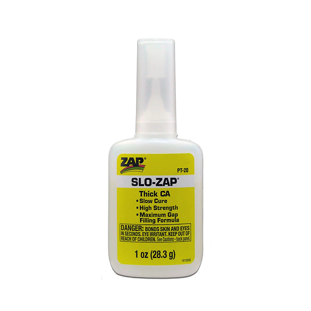 ZAP Slo-Zap CA- Adhesive Thick CA Glue PT-20 1oz