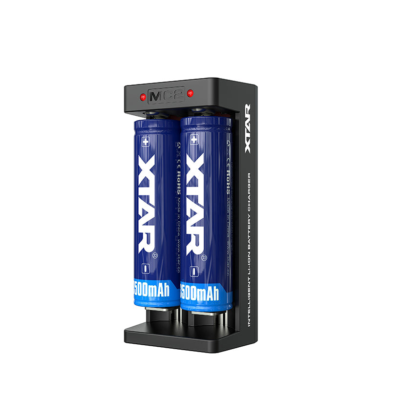 XTAR MC2 2 Bay USB Lithium ion Battery Charger