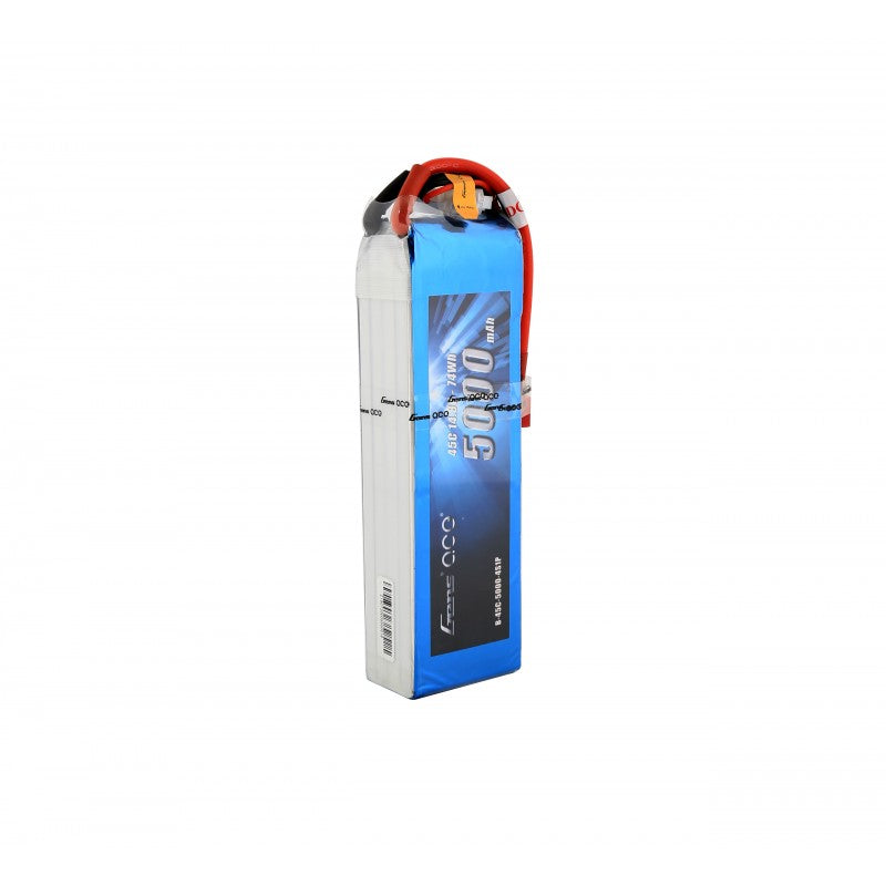 Gens ace 5000mAh 14.8V 45C 4S1P Lipo Battery Pack with Deans plug