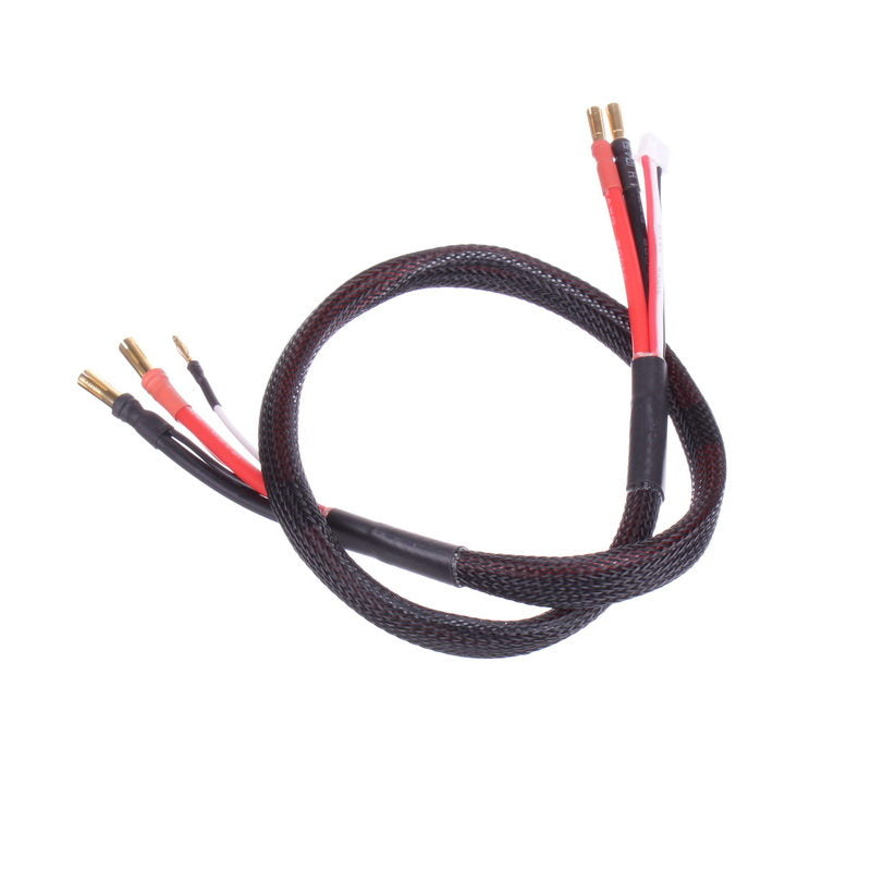 4mm RC Car Battery Charge Cable for Batteries with 4mm Holes