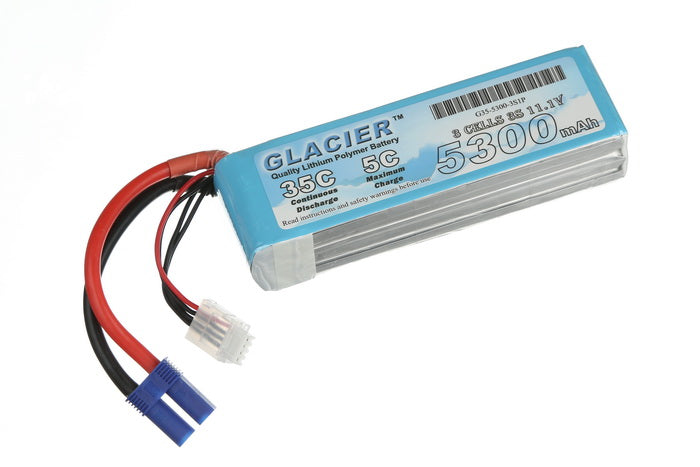 Glacier 35C 5300mAh 3S 11.1V LiPo Battery