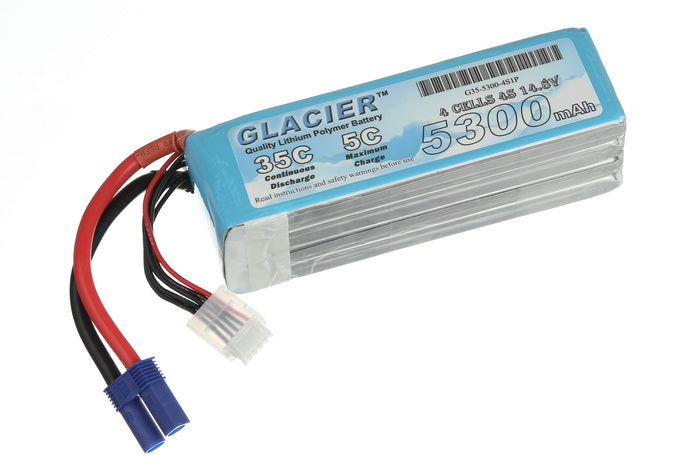 Glacier 35C 5300mAh 4S 14.8V LiPo Battery