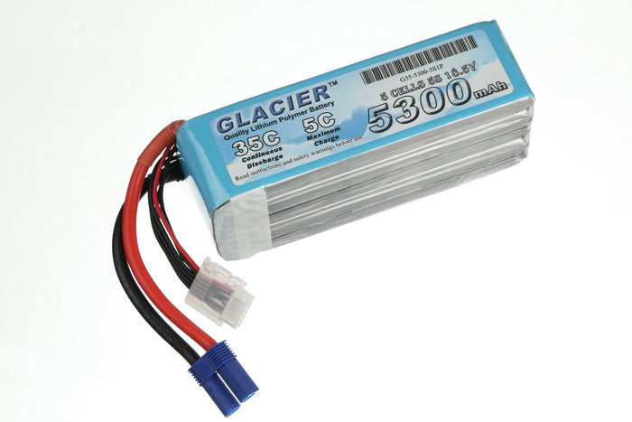 Glacier 35C 5300mAh 5S 18.5V LiPo Battery