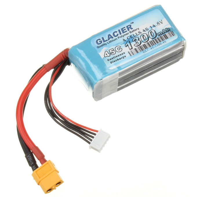 Glacier 45C 1300mAh 4S 14.8V LiPo Battery