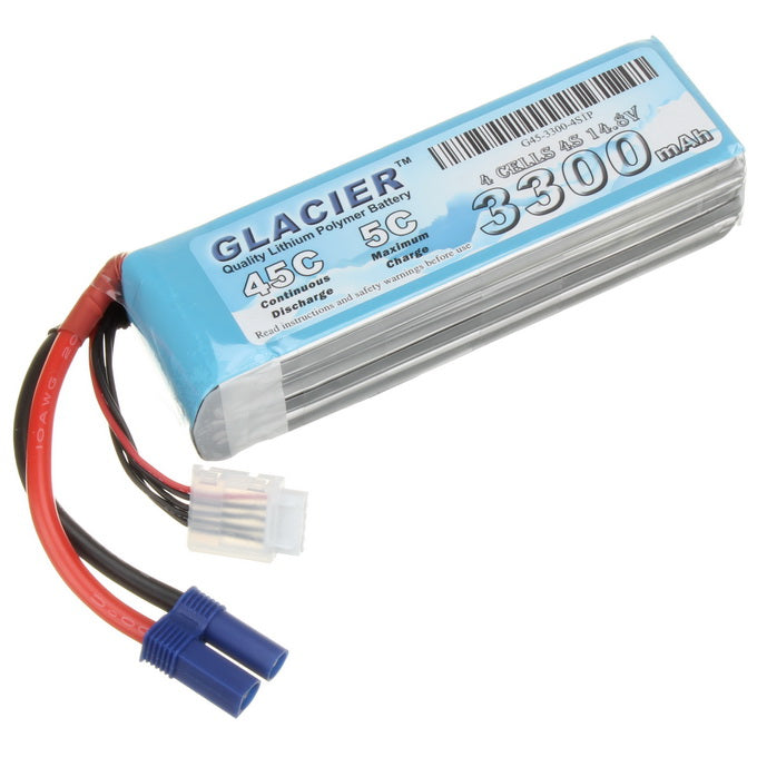 Glacier 45C 3300mAh 4S 14.8V LiPo Battery